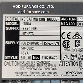 Yokogawa UT55A-NNN-11-UN/RT/ET3